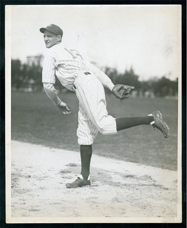 January 2005 Internet Auction - 1931 Herb Pennock Wire Photo  (8"x10")