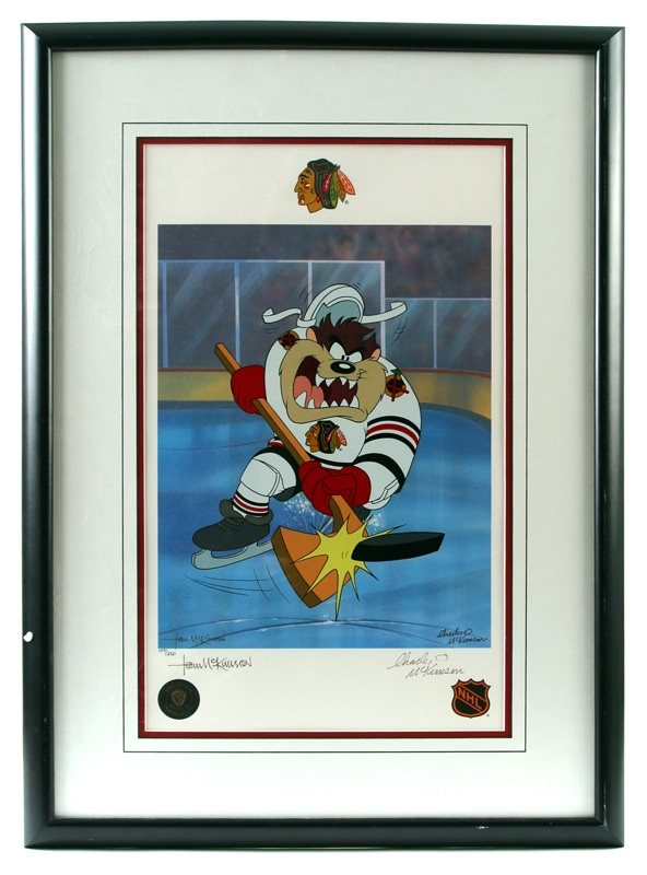 Slapshot Framed Limited Edition Serigraph of Tazmaian Devil