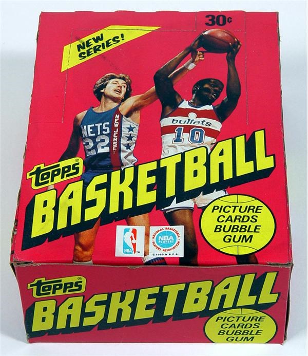 Boston Garden - 1981/82 Topps Basketball Wax Box