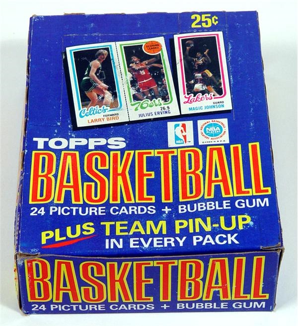 Boston Garden - 1980/81 Topps Basketball Wax Box