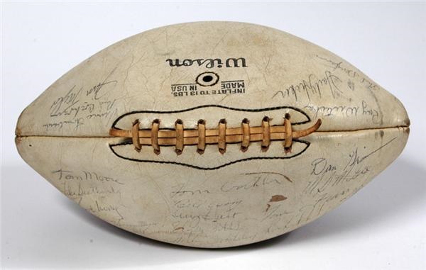 Boston Garden - 1965 Green Bay Packers Team Signed Football
