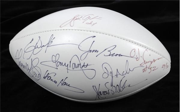 - 10,000 Yard Rushers Signed Football