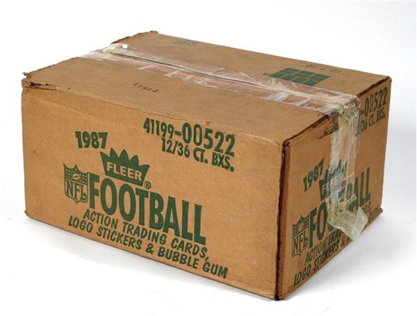 1987 Fleer Football Wax Case