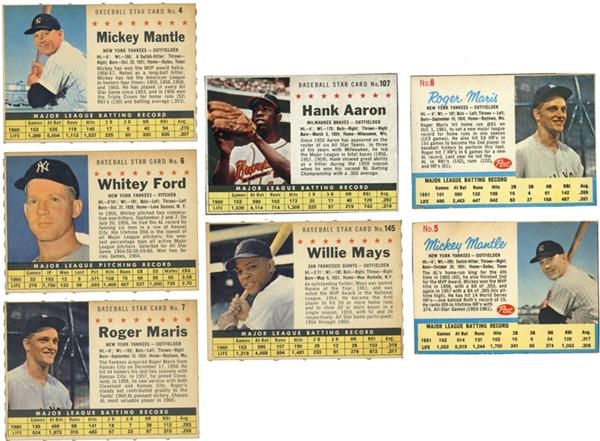 Boston Garden - Collection of 1961-63 Post Cereal Cards (93)