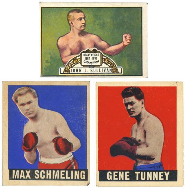 Boston Garden - Collection of Vintage Boxing Cards (3)