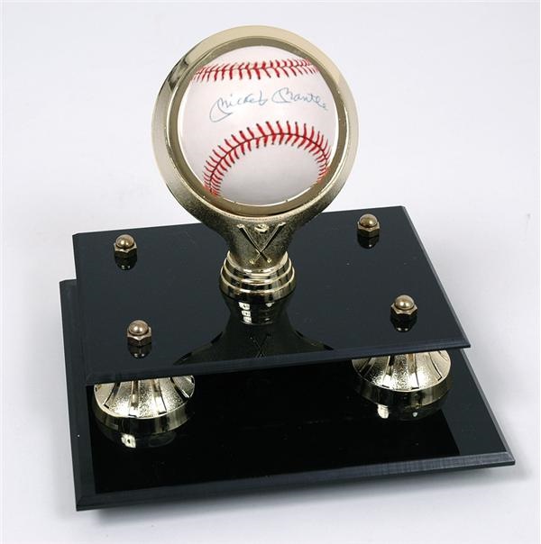 Boston Garden - Mickey Mantle Signed Baseball