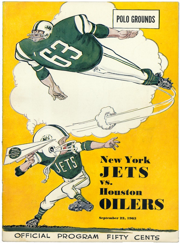 Boston Garden - 1963-64 New York Jets AFL Programs (3)