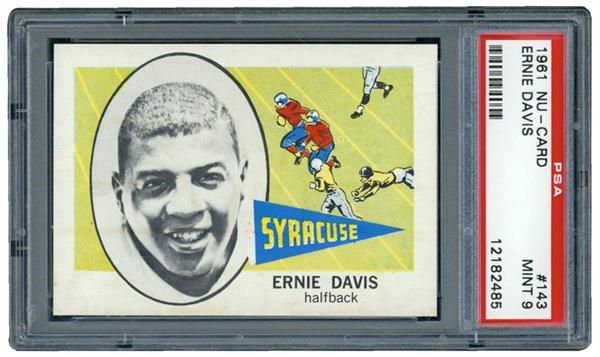 1961 NU-CARD Ernie Davis PSA 9 MINT