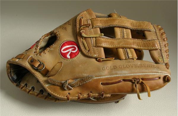 Andre Dawson Autographed Game Used Glove