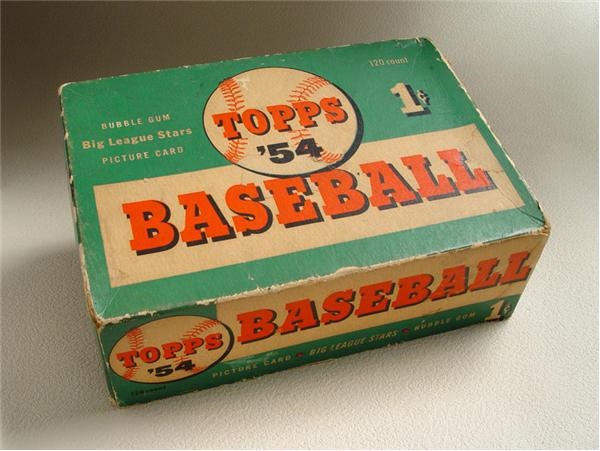 Unopened Cards - 1954 Topps Baseball Penny Display Box