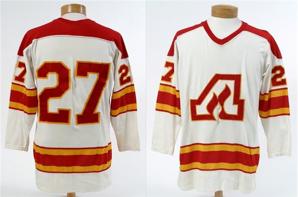 Hockey Sweaters - 1974-75 Atlanta Flames Game Worn Jersey