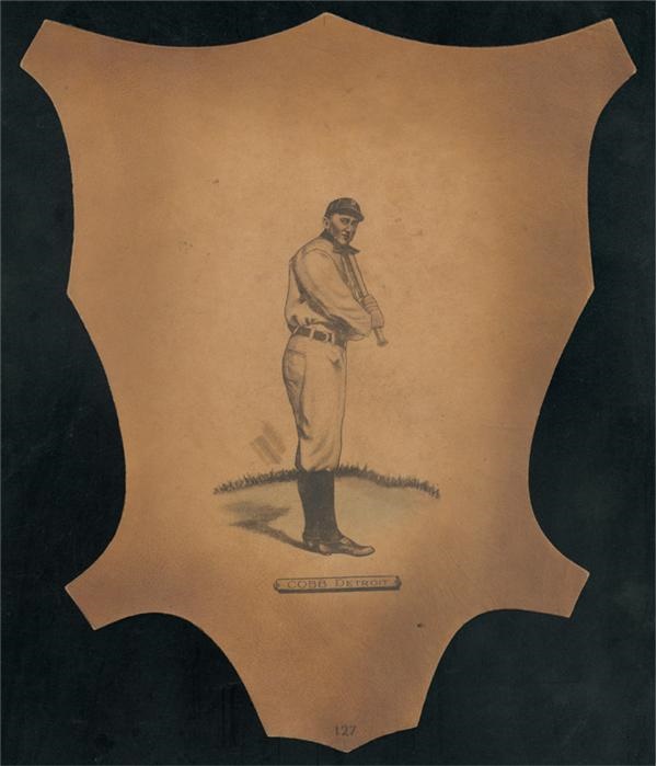 Vintage Baseball Cards - Ty Cobb L1 Leather NRMT