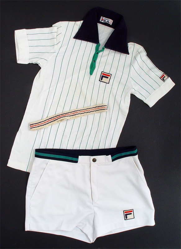 - Bjorn Borg 1981 Wimbledon Finals Outfit w/Headband