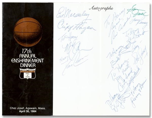 Basketball - Pete Maravich HOF Program Signed on the Day of his Induction (4)