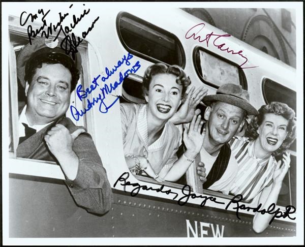 Jackie Gleason & The Honeymooners Signed Photo
