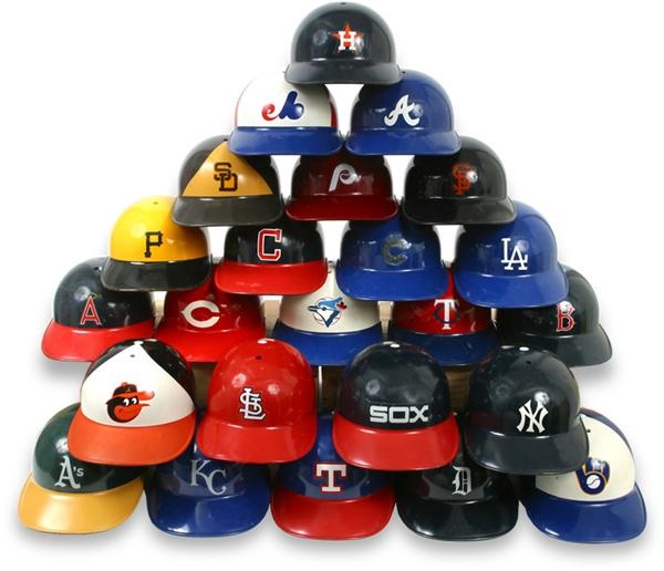 Baseball Equipment - Major League Flapless Batting Helmets (24)