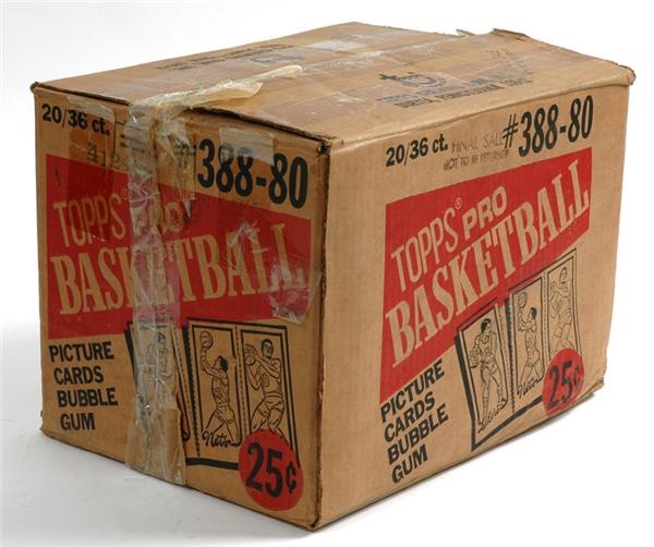 Unopened Cards - 1980/81 Topps Basketball Wax Case (20 Boxes)