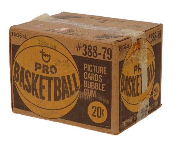 Unopened Cards - 1979/80 Topps Basketball Wax Case (16 Boxes)