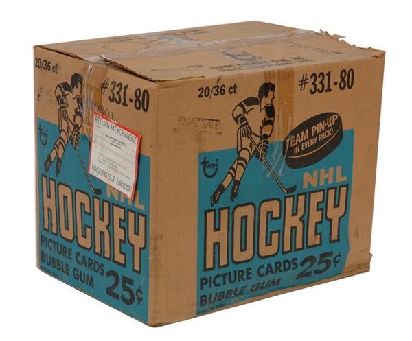 - 1980/81 Topps Hockey Wax Case (20 boxes)
