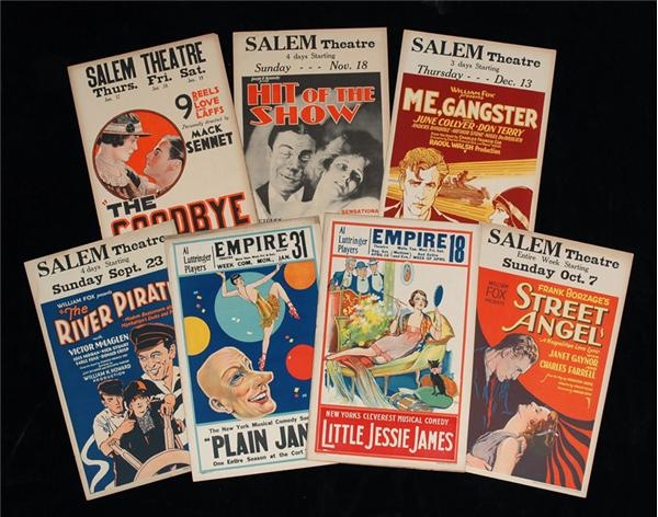- Early Silent Film and Early Talkies Window Card Collection (19)
