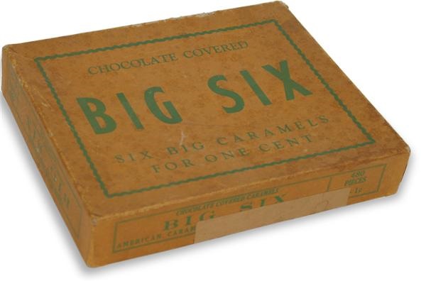 Ernie Davis - Christy Mathewson Big Six Candy Box