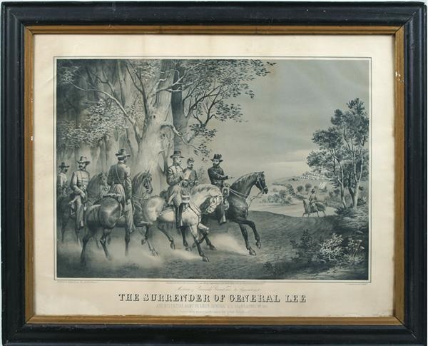 Historical - Surrender of General Lee Print
