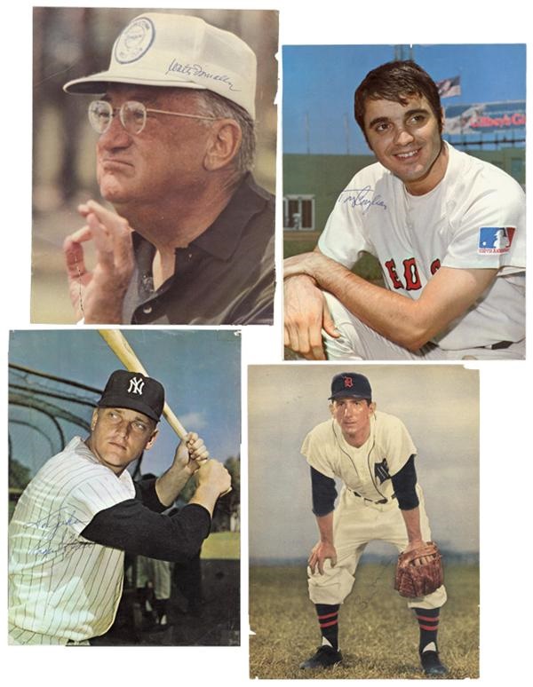 Signed Sport Magazine Baseball Photo Collection (10)