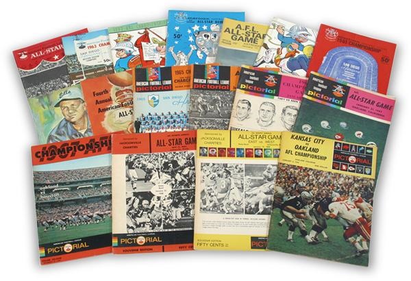 - Scarce 1960s AFL Championship & All Star Programs