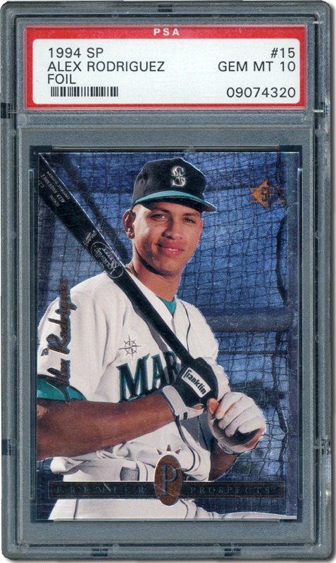 1994 SP Alex Rodriguez Rookie PSA 10 Gem Mint