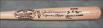 - Joe DiMaggio "Yankee Clipper" Signed Bat (36")