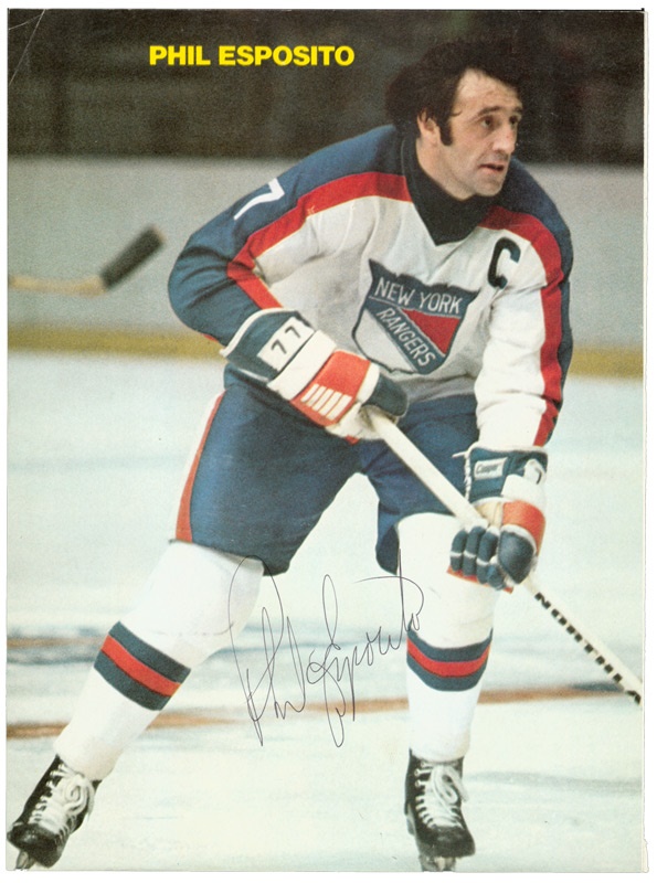 Phil Esposito Vintage Signed Photo Collection