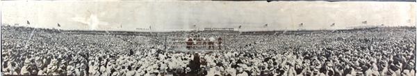 Muhammad Ali & Boxing - July 4, 1919 Jack Dempsey vs. Jess Willard Panorama