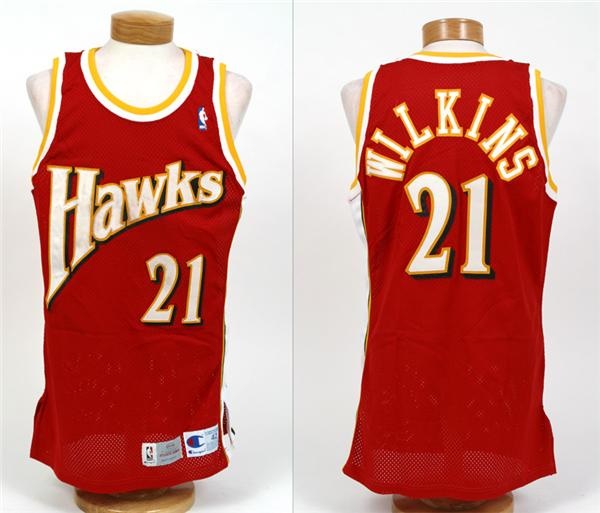 Basketball - Dominique Wilkins Game Worn Jersey