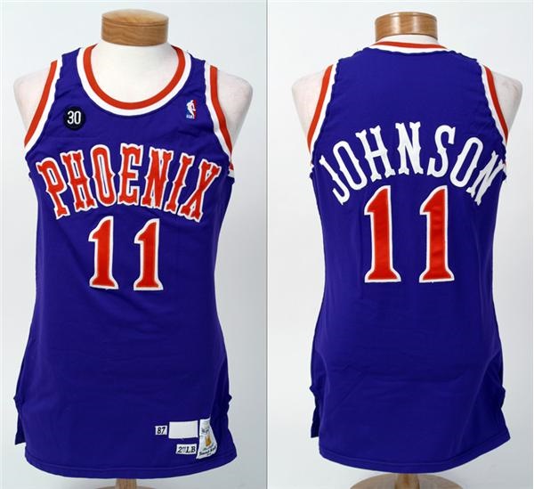 Basketball - 1987 Kevin Johnson Game-Used Rookie Jersey