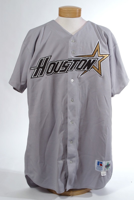 Baseball Jerseys - 1998 Randy Johnson Houston Astros Game Used Road Jersey
