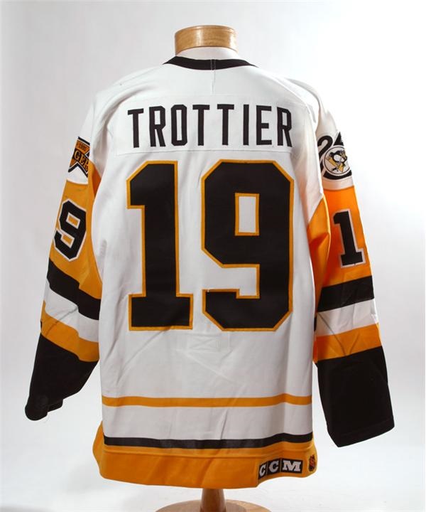 Hockey Sweaters - 1991/92 Bryan Trottier Pittsburgh Penguins Game Worn Jersey
