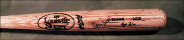 - 1990 Ozzie Smith Game Used Bat (35.5")