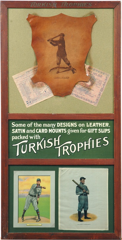Vintage Baseball Cards - 1912 Turkish Trophies Advertising Display