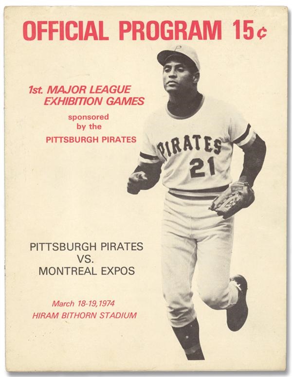 - 1974 Roberto Clemente Tribute Program