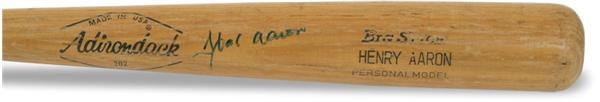 Bats - 1971-76 Hank Aaron Game Used Bat (34.75")