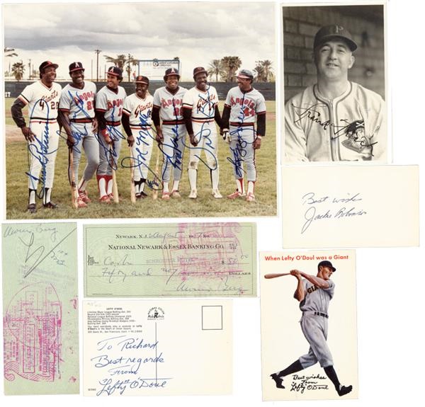 Baseball Autographs - Baseball Hall of Fame Autograph Collection (8)