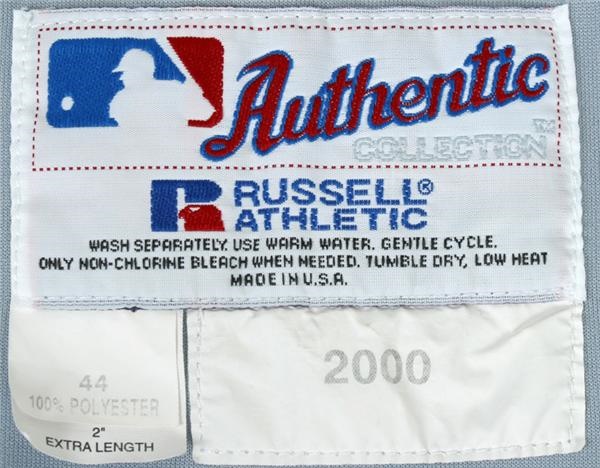 Baseball Jerseys - Rickey Henderson Game Worn 2000 Mariners Road Jersey