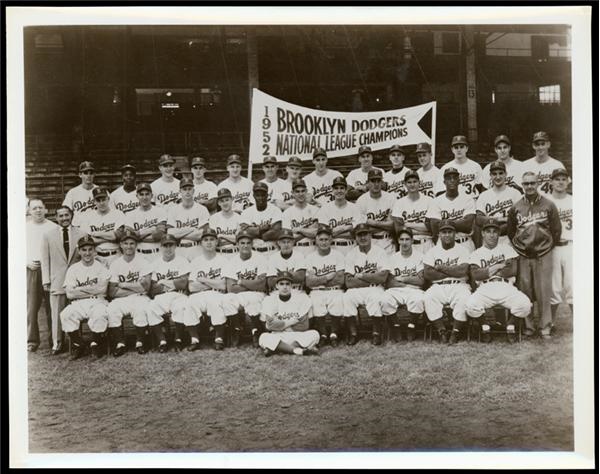 Jackie Robinson & Brooklyn Dodgers - Find of 1952 Brooklyn Dodgers 8x10" Vintage Team Photographs (26)
