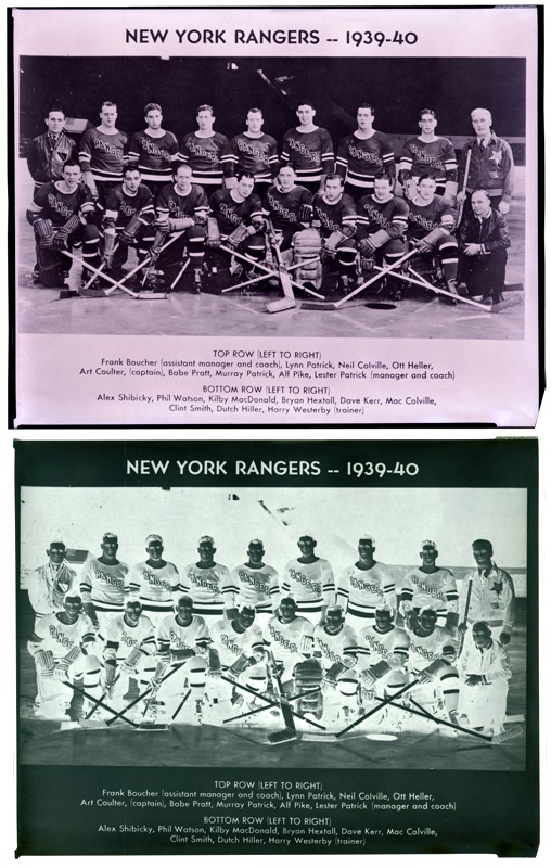 New York Rangers - 1940s New York Ranger Team Photos and Original Negatives (17)