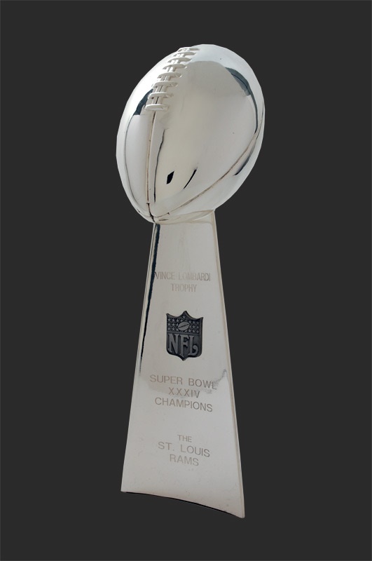 - St. Louis Rams Super Bowl XXXIV Lombardi Trophy