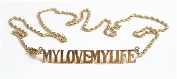 Ginger Alden Collection - Elvis "My Love, My Life" Waist Chain Given to Ginger Alden