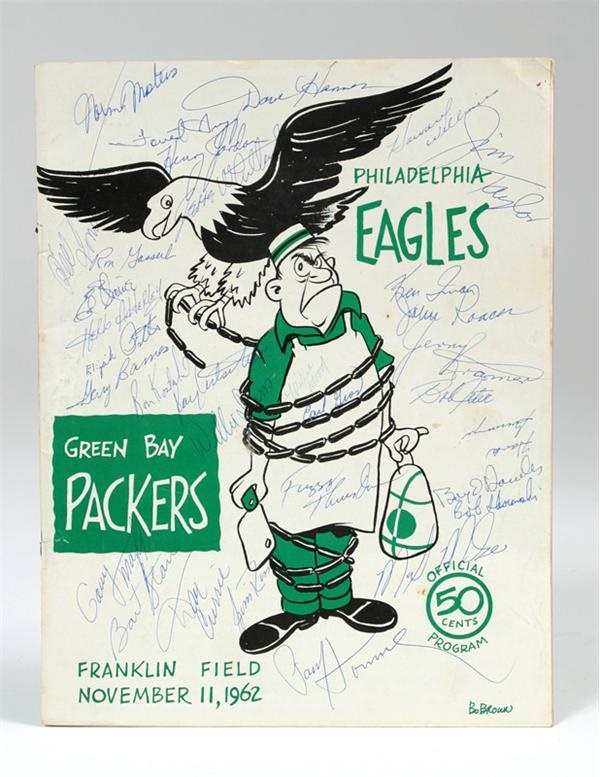 1962 Packers Team Signed Program