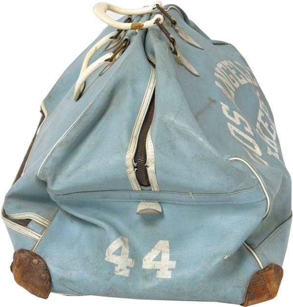 - Jerry West L.A. Lakers 1960s Equipment Bag