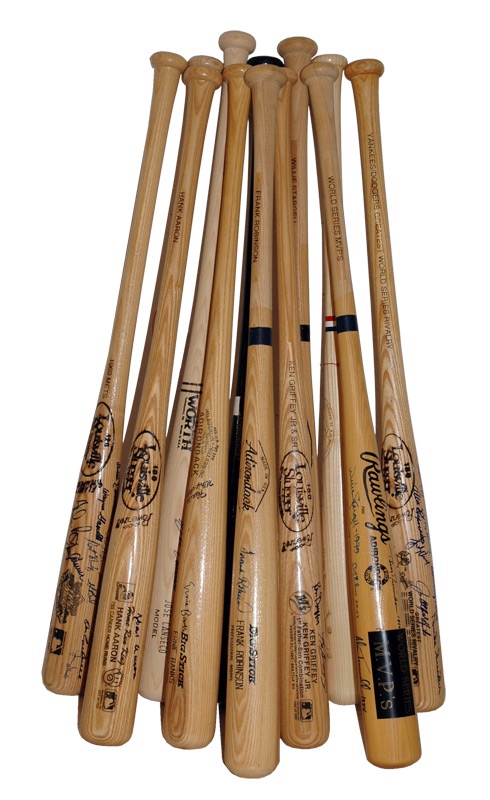 - Signed and Multi-Signed Baseball Bats (41)