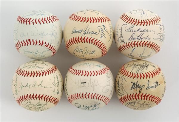 Autographed Baseballs - Championship Teams Autographed Baseball Grab Bag (18)